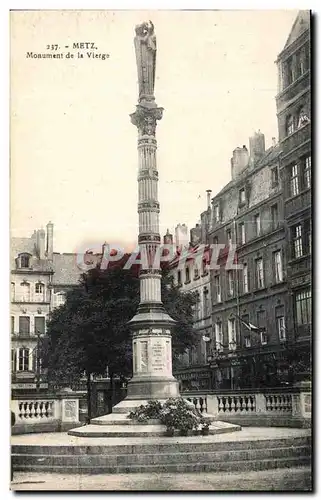 Ansichtskarte AK Metz Monument de la Vierge