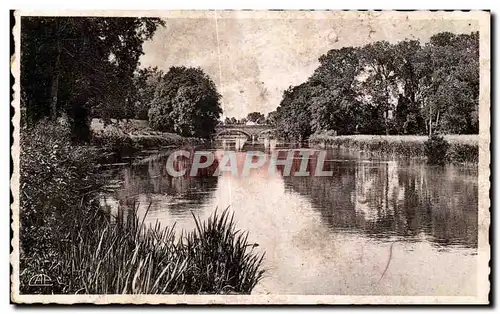 Cartes postales Le lude Paysage Le L&#39arc Vers le Pont