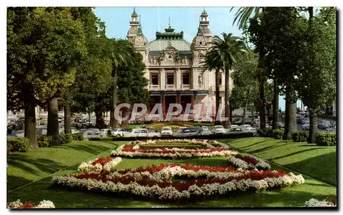 Cartes postales moderne Principaute De Monaco Monte Carlo Le Casino et les Jardins