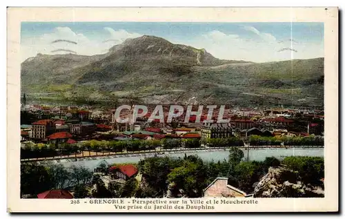 Ansichtskarte AK Grenoble Perspective sur villa et le Moucherotte Vue Prise Jardin des Dauphins