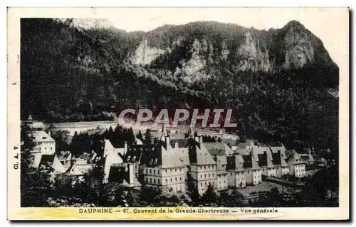 Ansichtskarte AK Dauphine Couvent De la Grande Chartreuse Vue Generale