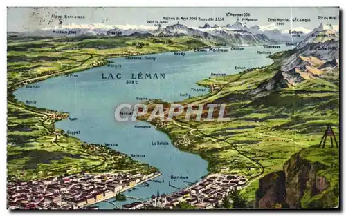 Cartes postales Lac Leman