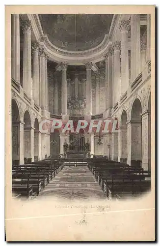 Ansichtskarte AK Palais de Versailles la chapelle orgue