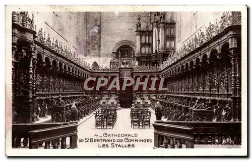 Cartes postales Cathedrale De St Bertrand De Comminges Les Stalles