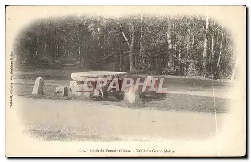 Ansichtskarte AK Foret de Fontainebleau Table du Grand Maitre