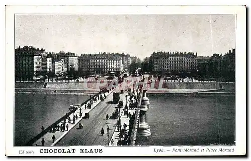 Cartes postales Lyon Pont Morand et Place Morand