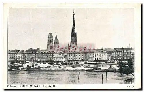 Cartes postales Rouen Chocolat Klaus