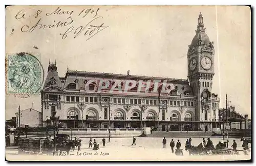 Cartes postales Paris La Gare de Lyon