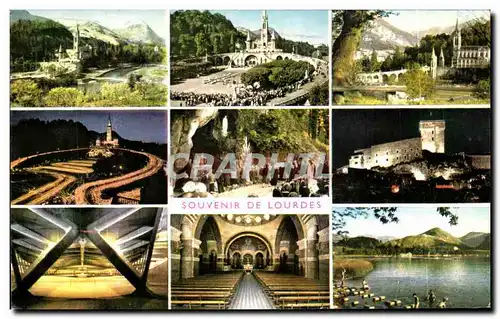 Cartes postales moderne Souvenir de Lourdes