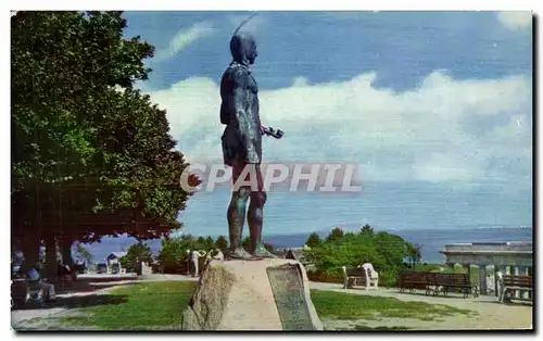 Ansichtskarte AK Statue Of Massasoit By Cyrus dallin Plymouth massachusetts