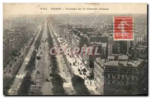 Cartes postales Paris Avenue de la Grande Armee