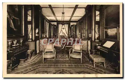 Cartes postales Palais De Malmaison Salon de Musique Harpe