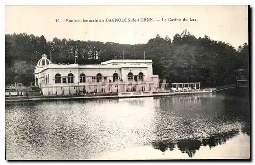 Cartes postales Station thermale de Bagnoles de l'Orne Le Casino du Lac