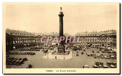 Cartes postales Paris La Place Vendome