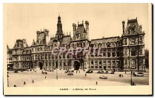 Cartes postales Paris LHotel De Ville