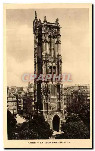 Cartes postales Paris La Tour Saint Jacques