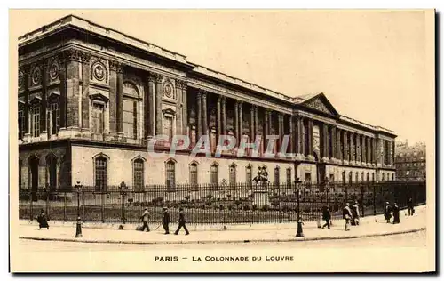 Cartes postales Paris La Colonnade Du Louvre