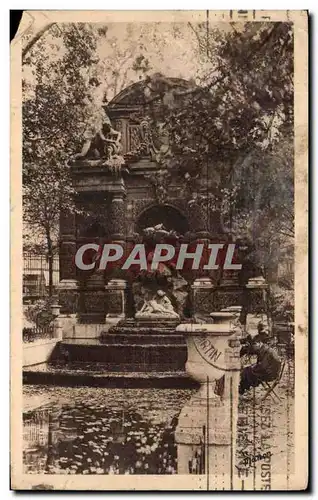 Ansichtskarte AK Paris Fontaine Medicis Jardin du Luxembourg