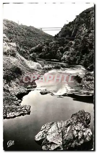 Ansichtskarte AK Viaduc Des Fades Vallee De La Sioule La Sioule Et Le Viaduc