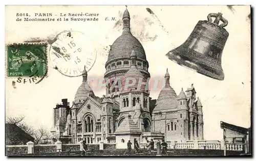 Ansichtskarte AK Paris Le Sacre Coeur De Montmartre Et La Savoyarde