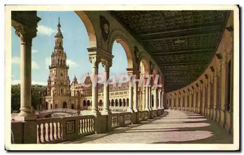 Cartes postales Sevilla Plaza De Espanai Galeria