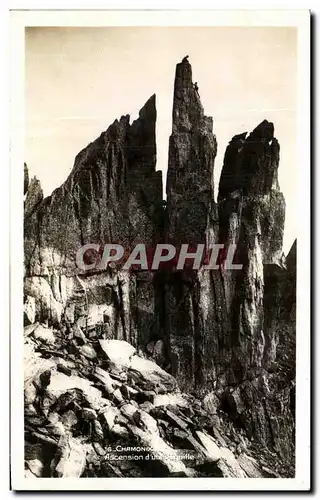 Cartes postales Chamonix Ascension d&#39une aiguille