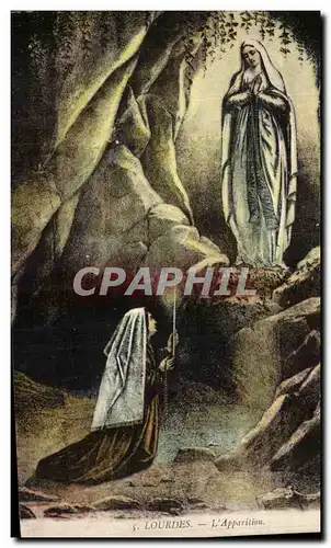 Cartes postales Lourdes L&#39Apparition