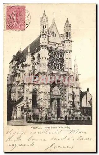 Cartes postales Vernon Notre Dame