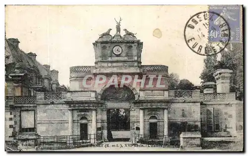 Cartes postales Chateau d&#39Anet L&#39entree principale