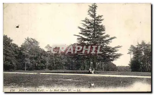 Cartes postales Fontainebleau Le Mail Henri V