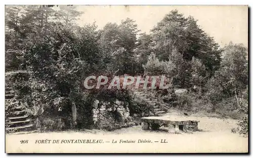 Cartes postales Foret De Fontainebleau La Fontaine Desiree