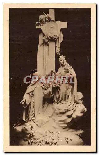 Ansichtskarte AK Groupe Sculpte Dominant Le Maitre autel Chapelle des Carmelites de Lisieux