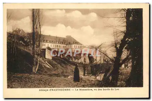 Ansichtskarte AK Abbaye d&#39Hautecombe Le Monastere vu des Bords du Lac