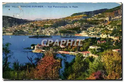 Ansichtskarte AK Villefranche sur Mer Vue Panoramique la Rade