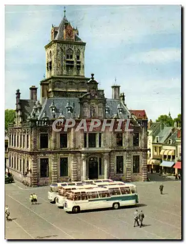 Cartes postales moderne Delft Markt En Raadhuis