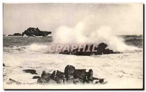 Cartes postales Effet De Vagues