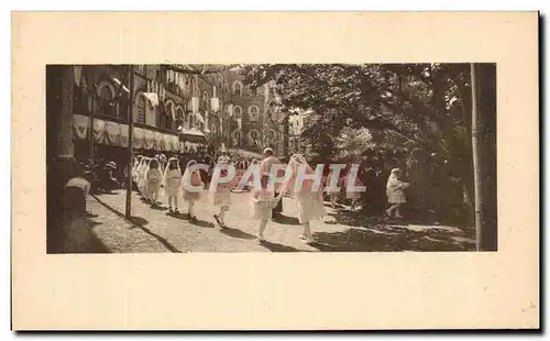 Cartes postales Procession d'enfants Religion