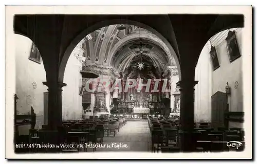 Cartes postales St Nicolas de Veroce Interieur de l&#39eglise