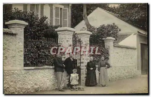 CARTE PHOTO Famille Boulogne