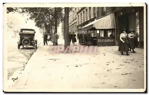 CARTE PHOTO Paris Maison Reffet Cafetier