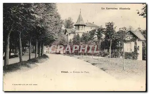 Cartes postales Vittel Entree du Parc