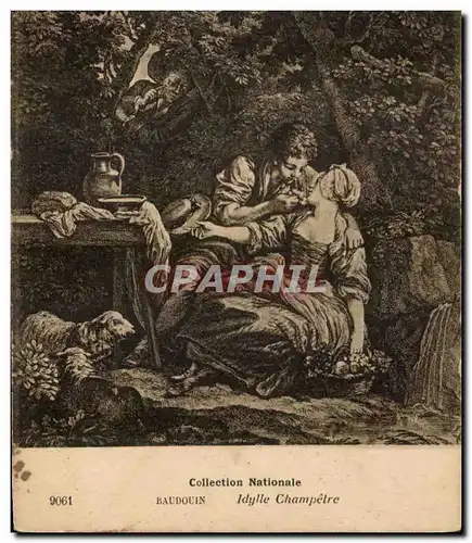 Ansichtskarte AK Collection Nationale Baudouin Idylle Champetre