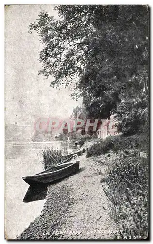 Ansichtskarte AK La Seine pres Fontainebleau