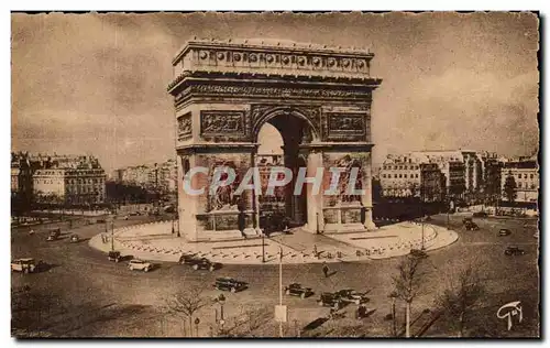 Ansichtskarte AK Paris Et Ses Merveilles Place Et Arc de Triomphe de l&#39Etoile