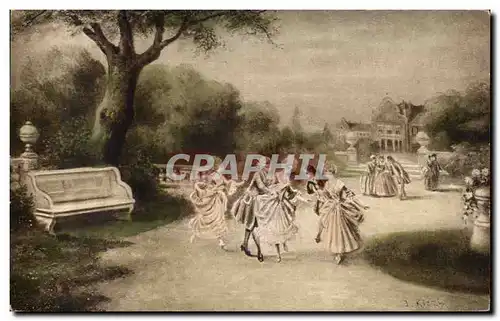 Cartes postales Fantaisie Femmes Colin Maillard