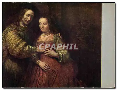 Ansichtskarte AK Amsterdam Rembrandt Die Judenbraut Jeune fille