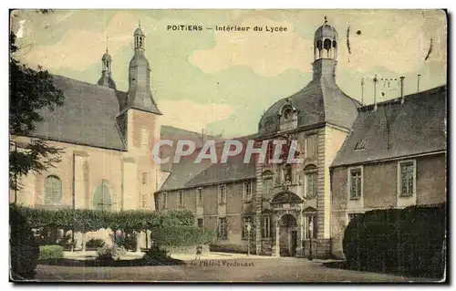 Cartes postales Poitiers Interieur du Lycee