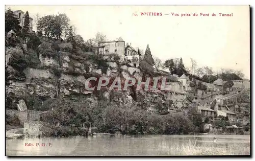 Ansichtskarte AK Poitiers Vue Prise du Pont du Tunnel