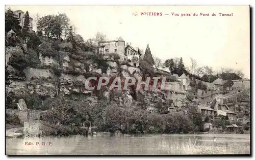 Cartes postales Poitiers Vue Prise du Pont du Tunnel
