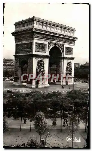 Cartes postales Paris L'Arc de Triomphe
